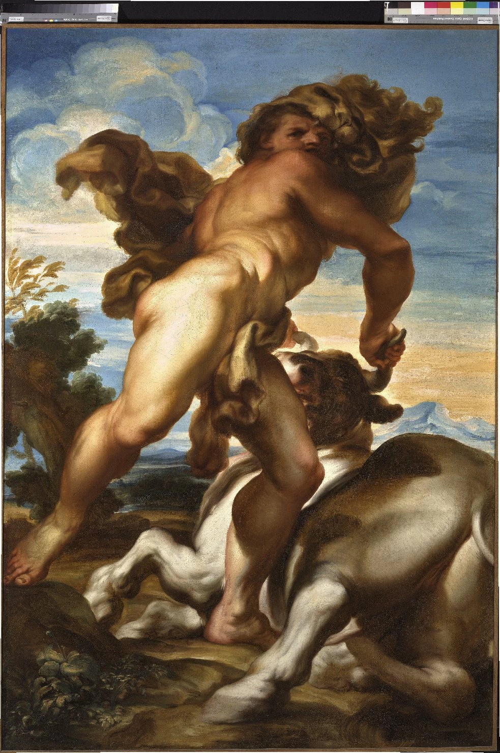 Ercole e il toro di Creta - Galleria Nazionale di Palazzo Spinola, Genova